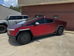 Ravoony Plus Matte Chrome Romanee Red Vinyl Car Wrap review Kayla maxwell 03
