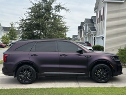   Ravoony Plus Ultra Matte Black Purple Car Vinyl Wrap review Shallah Dozier 02