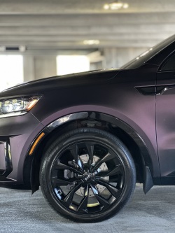   Ravoony Plus Ultra Matte Black Purple Car Vinyl Wrap review Shallah Dozier 03