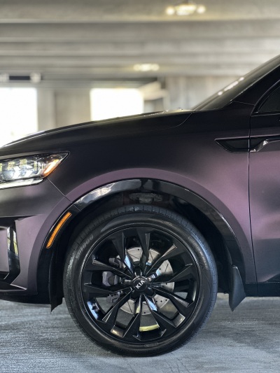   Ravoony Plus Ultra Matte Black Purple Car Vinyl Wrap review Shallah Dozier 02