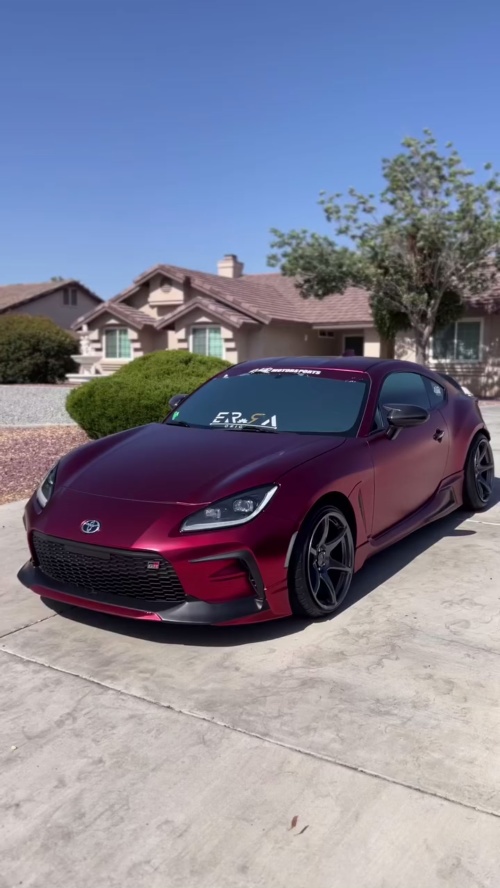 Ravoony Plus Matte Chrome Romanee Red Vinyl Car Wrap review 
