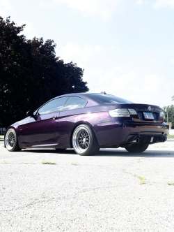 Ravoony Plus Gloss Midnight Purple Car Vinyl Wrap review 335E 03