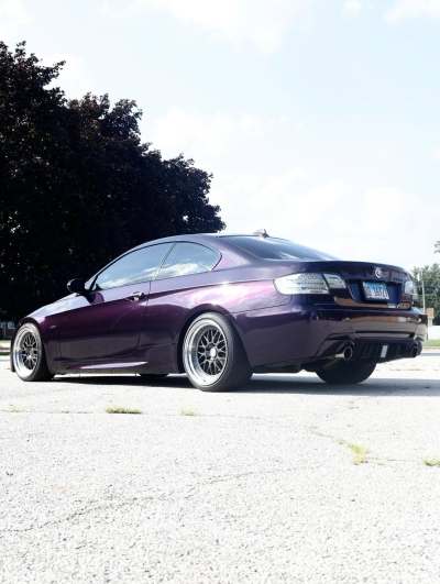 Ravoony Plus Gloss Midnight Purple Car Vinyl Wrap review 335E 02