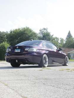 Ravoony Plus Gloss Midnight Purple Car Vinyl Wrap review 335E 04