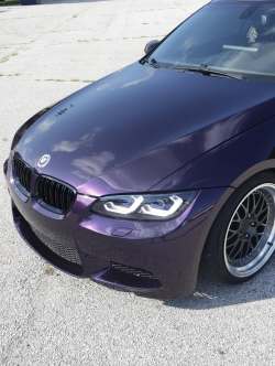 Ravoony Plus Gloss Midnight Purple Car Vinyl Wrap review 335E 01