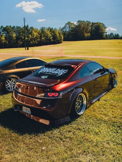 Ravoony Plus Gloss Black Rose Vinyl Wrap review aj_vq35 03
