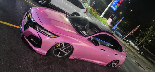Ravoony Plus Glossy Laser Pink Car Vinyl Wrap review Kevin