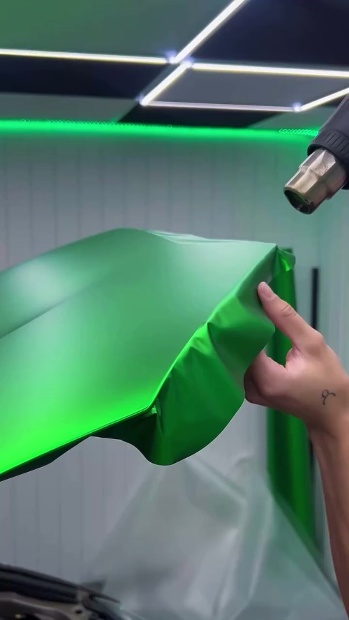 Ravoony Plus Matte Chrome Green Vinyl Wrap review 