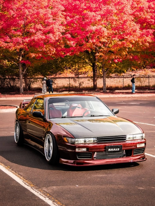 Ravoony Plus Liquid Metallic Dragon Blood Red Vinyl Car Wrap review 2poorty