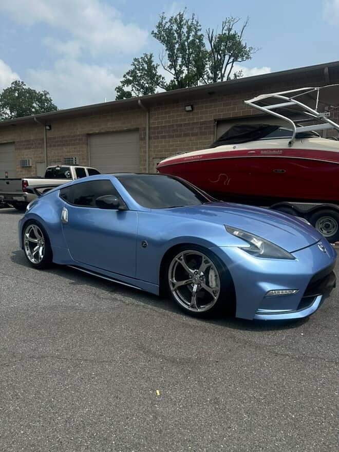 Ravoony Plus Glossy Metal Paint Mist Blue Car Wrap review diamondfinishautosalon 02