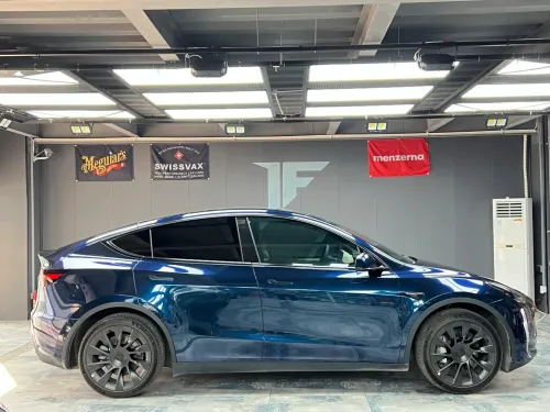 Ravoony Plus Gloss Ghost Midnight Blue Car Vinyl Wrap review 