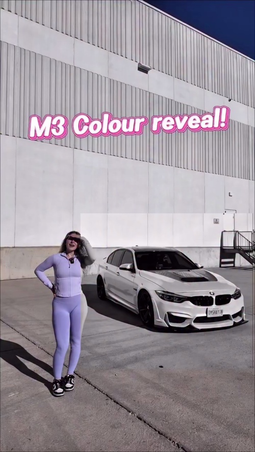 Ravoony Plus PET Glossy Glazed Pink Gold Car Wrap review 