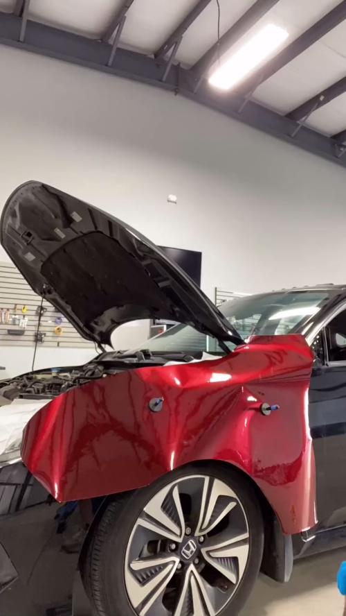 Ravoony Plus Liquid Metallic Dragon Blood Red Vinyl Car Wrap review 