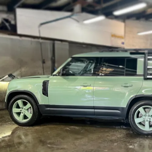 Ravoony Basic PET Gloss Avocado Green Car Vinyl Wrap review 