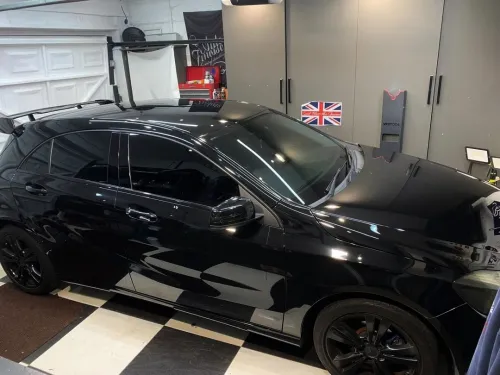 Ravoony Basic PET Glossy Crystal Black Car Vinyl Wrap review 