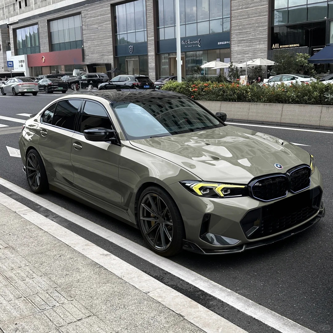 Ravoony Basic PET Glossy Light Khaki Green Car Wrap review 0