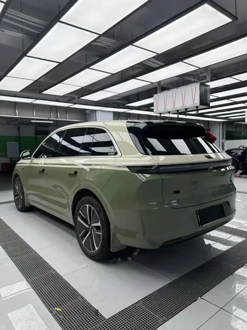 Ravoony Basic PET Glossy Light Khaki Green Car Wrap review 