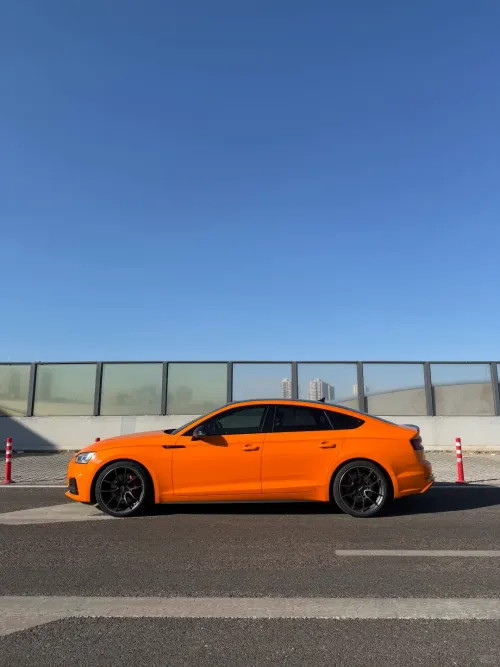 Ravoony Plus PET Gloss Orange Car Wrap review 