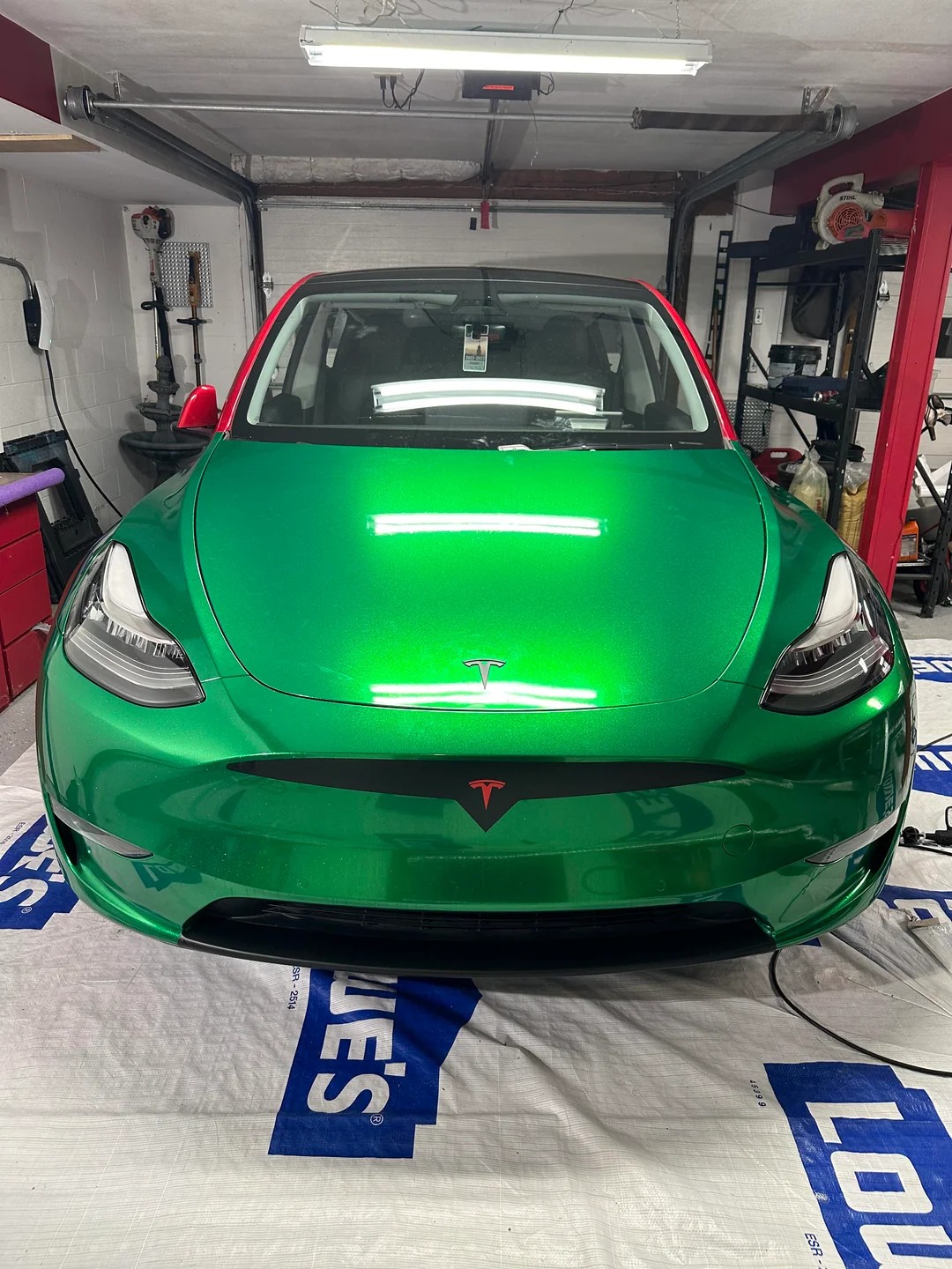 Ravoony Plus Glossy Metal Flame Green Vinyl Car Wrap review Asd W 01