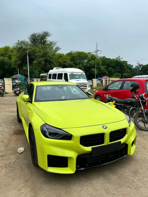 Ravoony Basic PET BMW Gloss São Paulo Yellow Car Vinyl Wrap review 