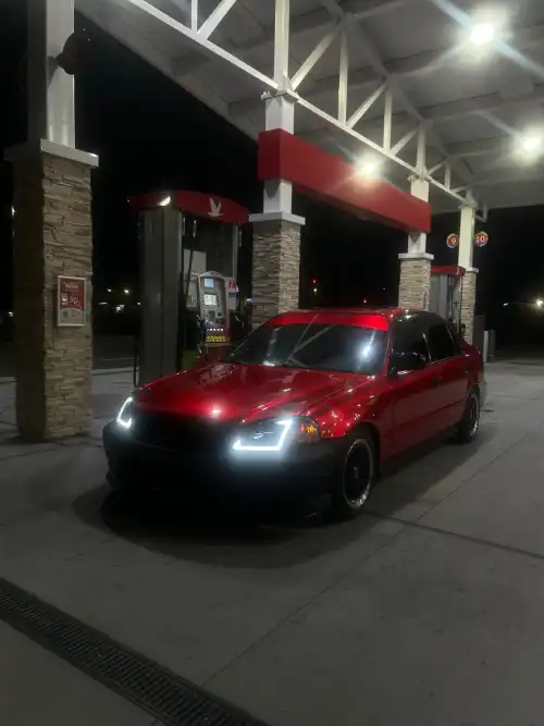 Ravoony Plus Gloss Metallic Vampire Red Vinyl Car Wrap review 