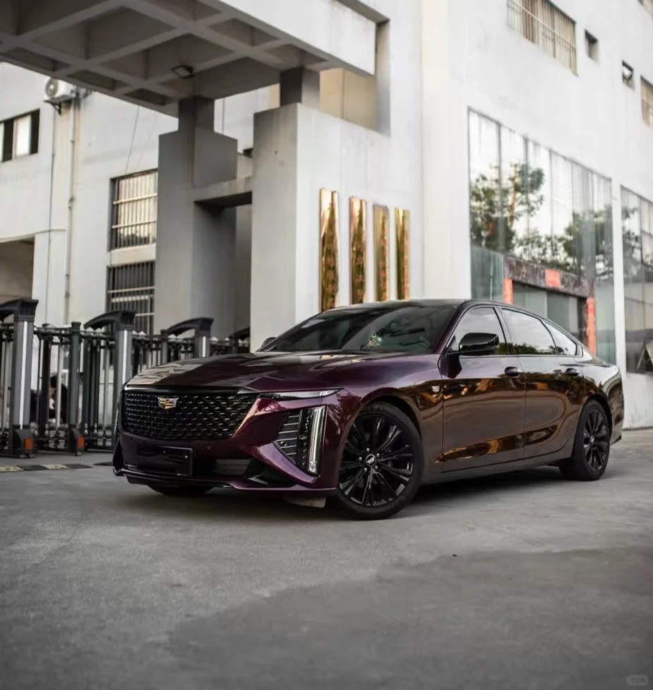 Ravoony Plus PET Gloss Glaze Black Red Vinyl Wrap review Carolyn Thomas