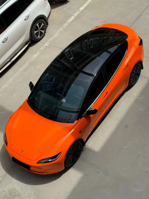 Ravoony Basic PET Gloss Orange Car Wrap review 