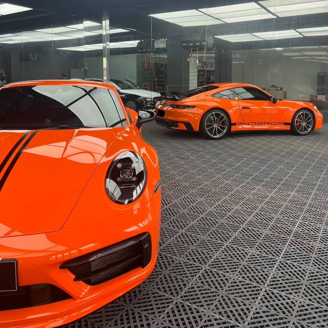 Ravoony Basic PET Gloss Orange Car Wrap review 0