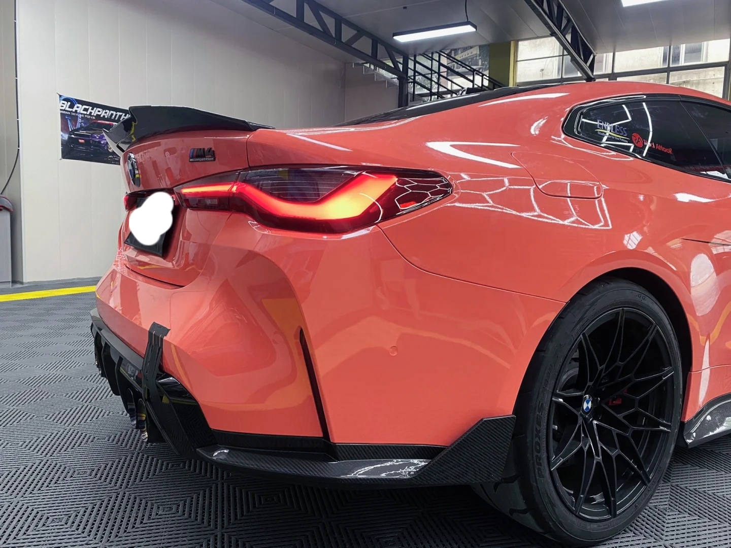 Ravoony Basic PET Glossy Coral Orange Vinyl Wrap review Custom Ride Studio 01