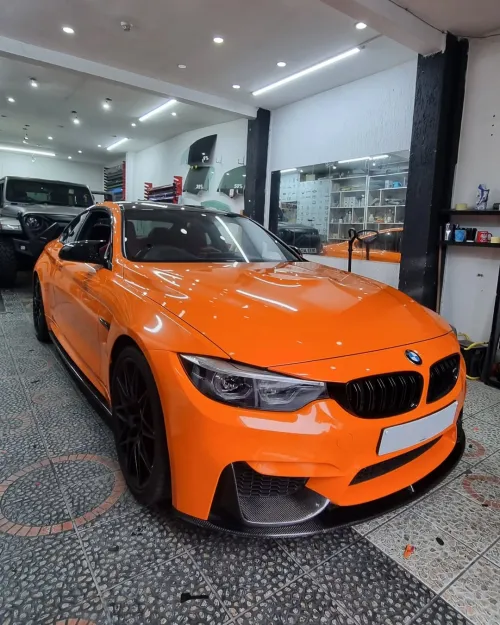 Ravoony Basic PET Gloss Crystal Mclaren Orange Wrap review 