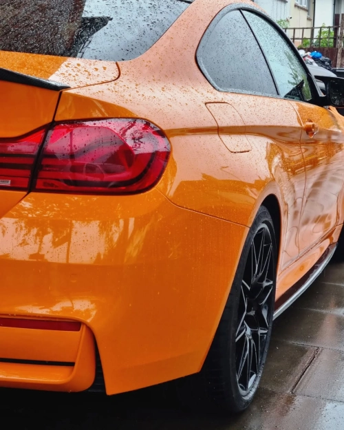 Ravoony Basic PET Gloss Crystal Mclaren Orange Wrap review 