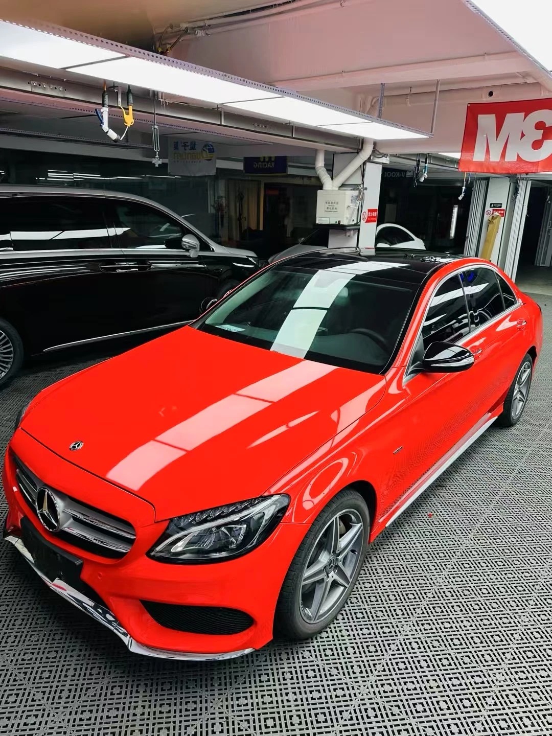 Ravoony Basic PET Glossy Crystal Ferrari Red Vinyl Car Wrap review Caleb Brooks