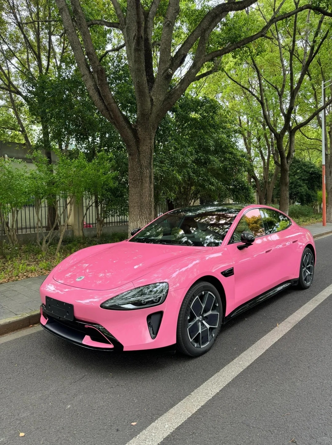 Ravoony Basic PET Glossy Princess Pink Vinyl Car Wrap review 1