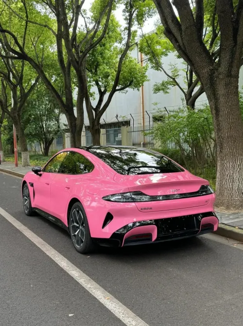 Ravoony Basic PET Glossy Princess Pink Vinyl Car Wrap review 