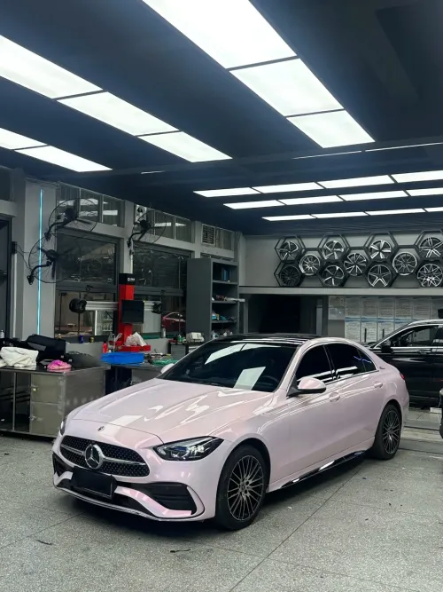 Ravoony Plus Glossy Flower Pink Car Wrap review 