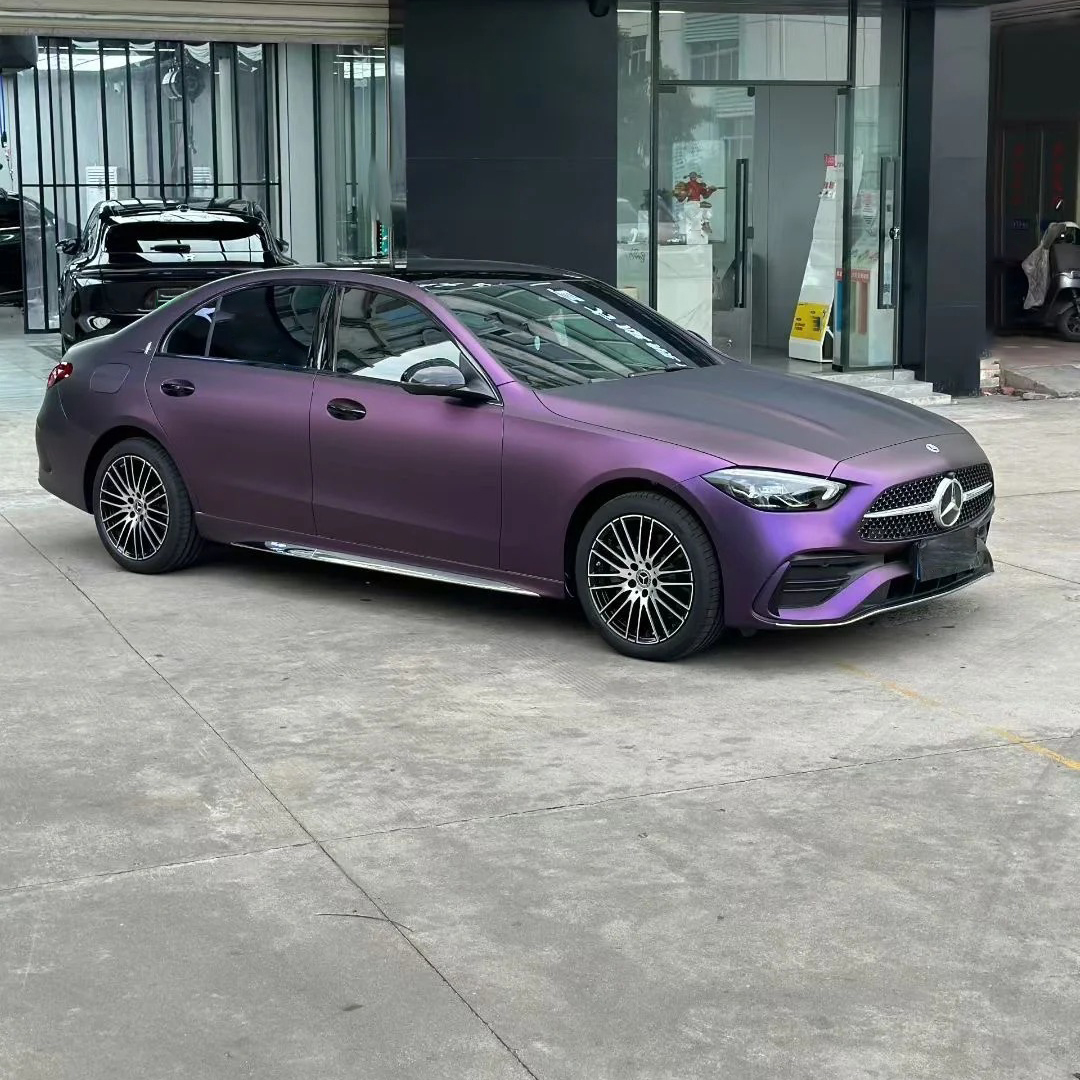 Ravoony Plus Ultimate Flat Magic Purple Car Vinyl Wrap review 0