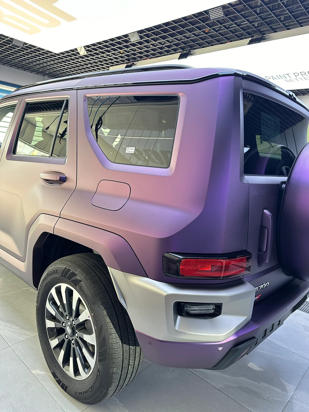 Ravoony Plus Ultimate Flat Magic Purple Car Vinyl Wrap review 4