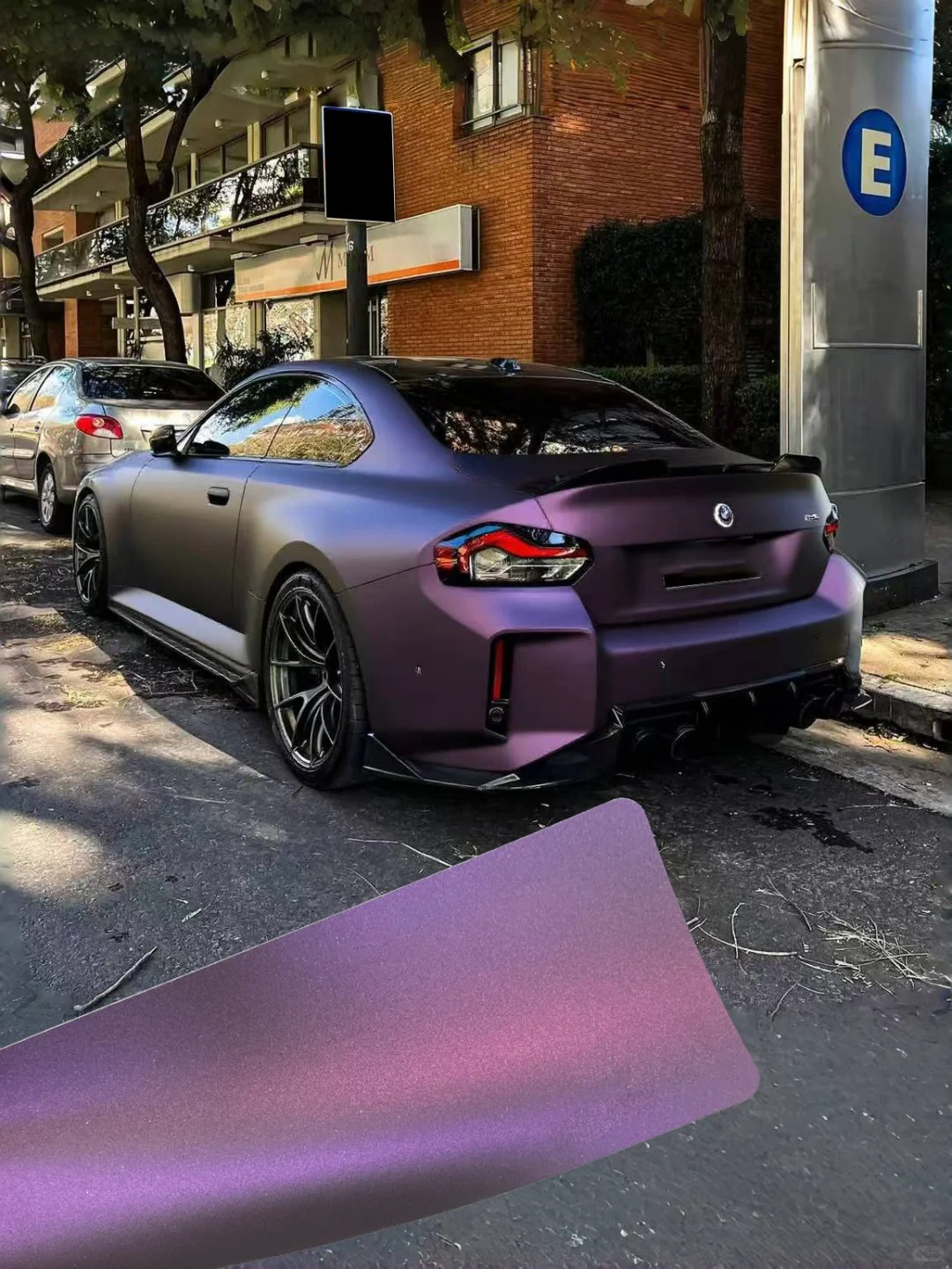 Ravoony Plus Ultimate Flat Magic Purple Car Vinyl Wrap review 0