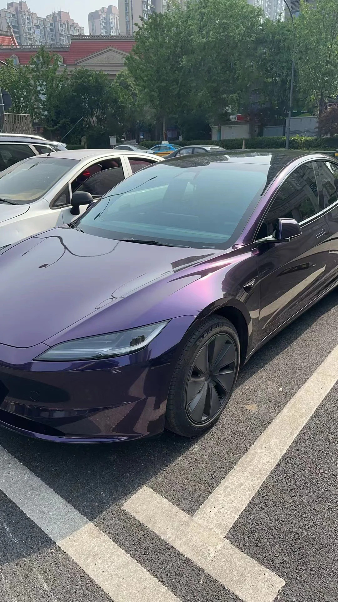 Ravoony Plus Gloss Ghost Midnight Purple Car Vinyl Wrap review 0