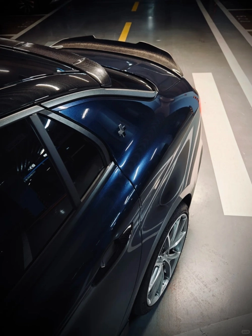 Ravoony Plus PET Gloss Ghost Midnight Blue Car Vinyl Wrap review 