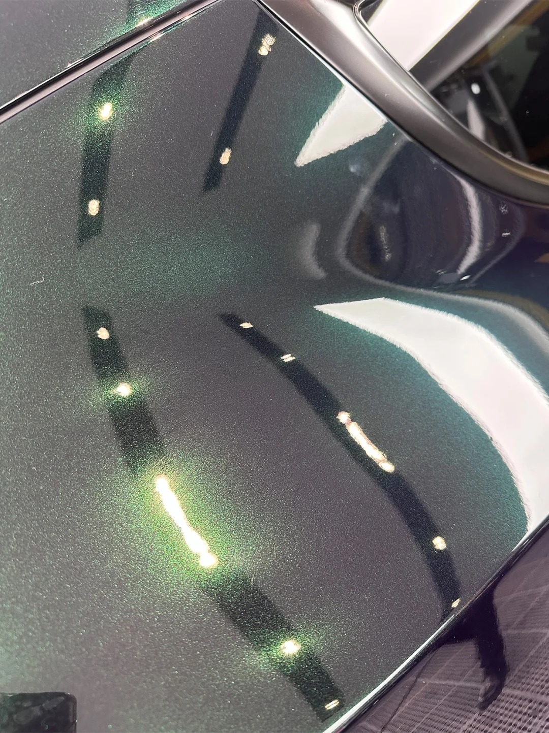 Ravoony Plus Gloss Pearlized Benz Emerald Green Car Vinyl Wrap review Apex Finish Garage 01