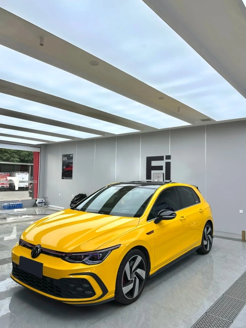 Ravoony Plus PET Gloss Sunflower Yellow Vinyl Wrap review 