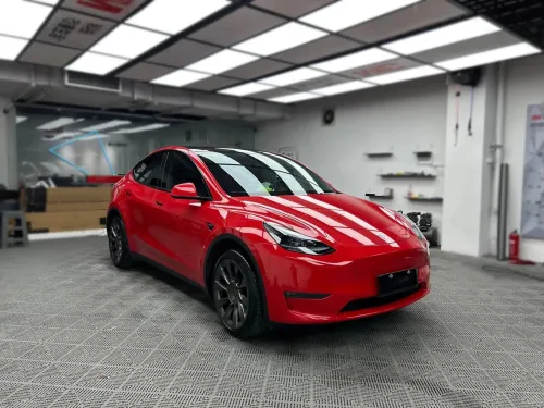 Ravoony Plus Porsche Gloss Carmine Red Vinyl Car Wrap review 