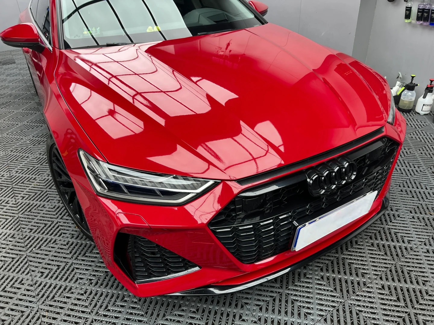 Ravoony Plus Porsche Gloss Carmine Red Vinyl Car Wrap review 1