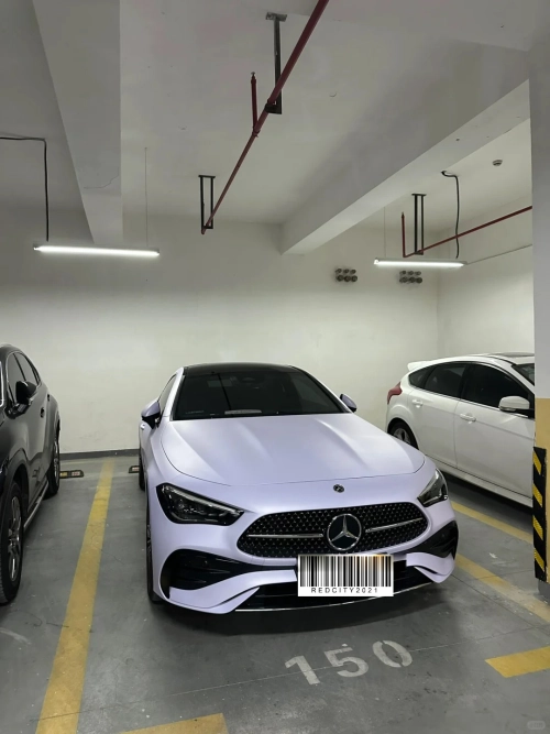 Ravoony Plus PET Ultra-Matte Violet Star Car Wrap review 