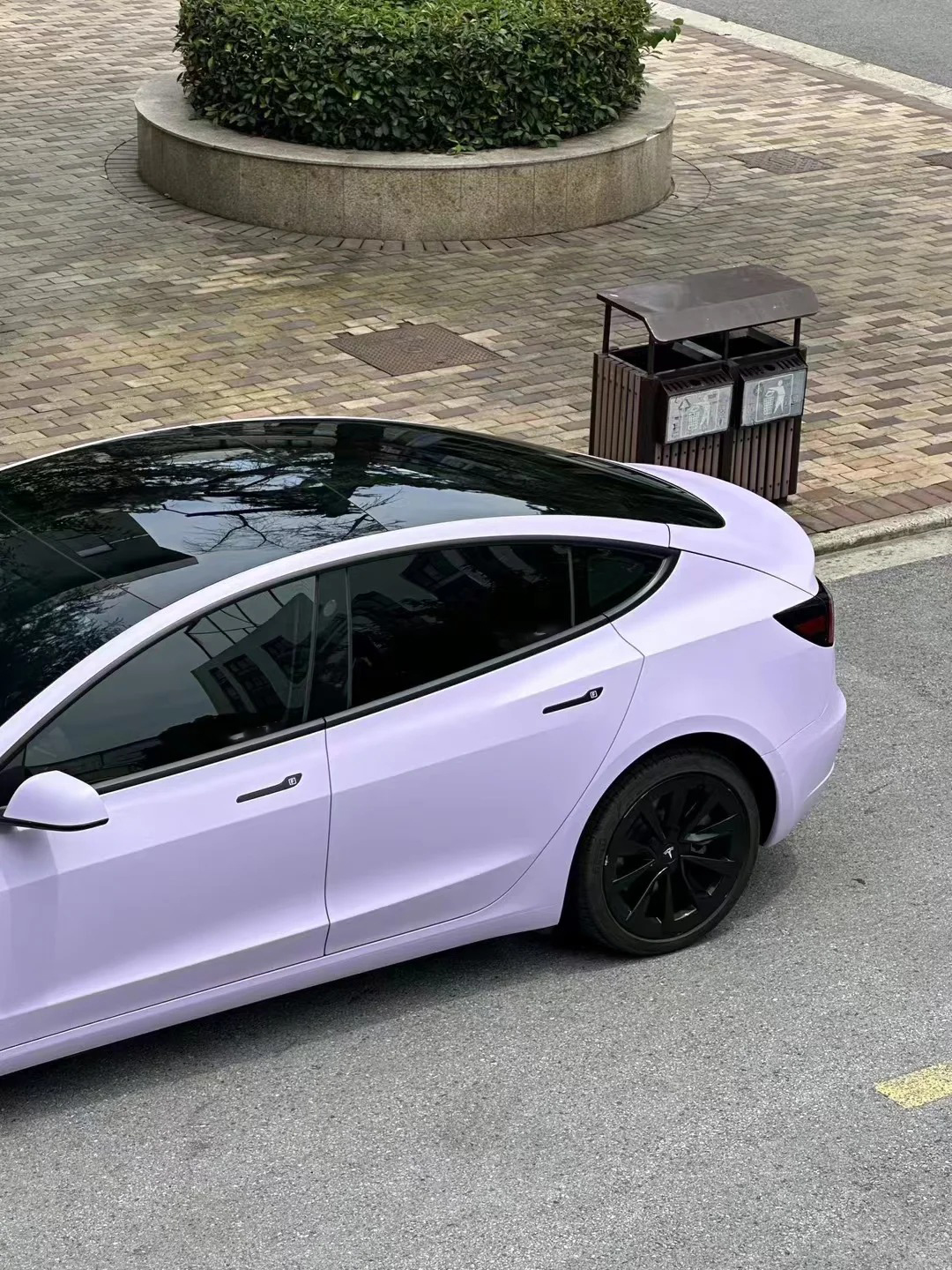 Ravoony Plus PET Ultra-Matte Violet Star Car Wrap review 3