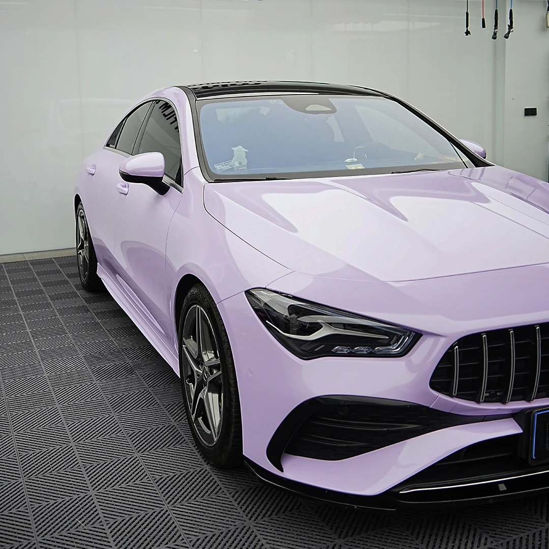 Ravoony Plus Glossy Violet Star Car Wrap review Vertex Vinyl Works 02