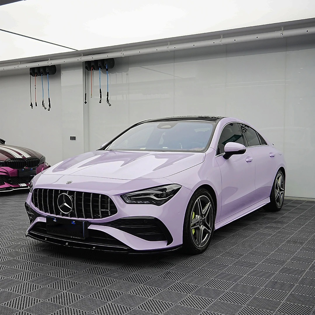 Ravoony Plus Glossy Violet Star Car Wrap review Vertex Vinyl Works 00