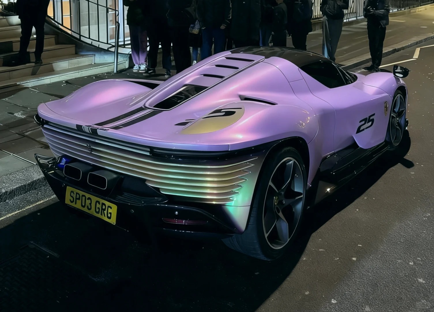 Ravoony Plus PET Glossy Glitter Starry Pink Car Vinyl Wrap review Ethan Hutsell 03