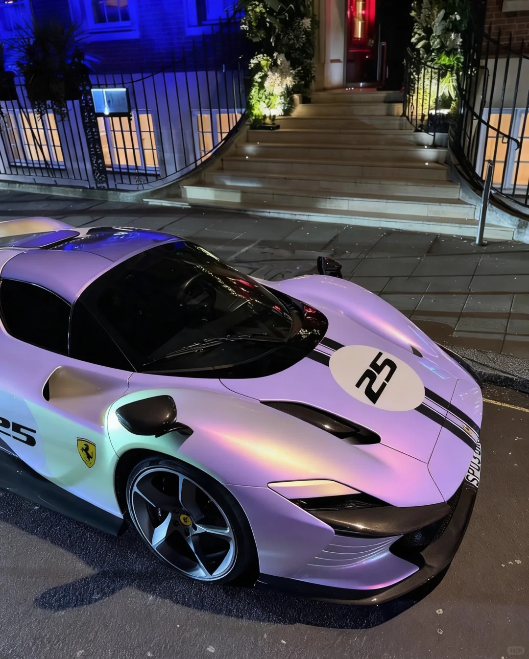 Ravoony Plus PET Glossy Glitter Starry Pink Car Vinyl Wrap review Ethan Hutsell 02